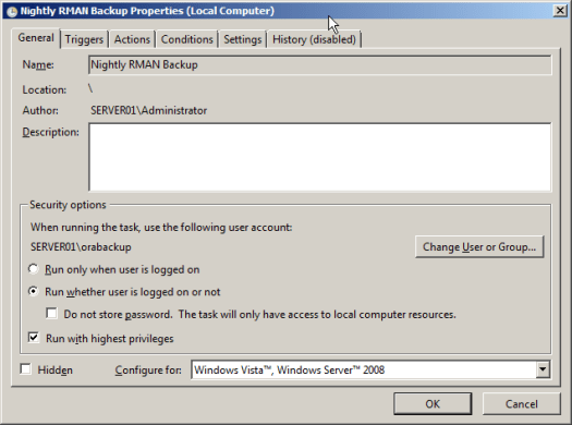 2013-04-23 15_13_09-Nightly RMAN Backup Properties (Local Computer)