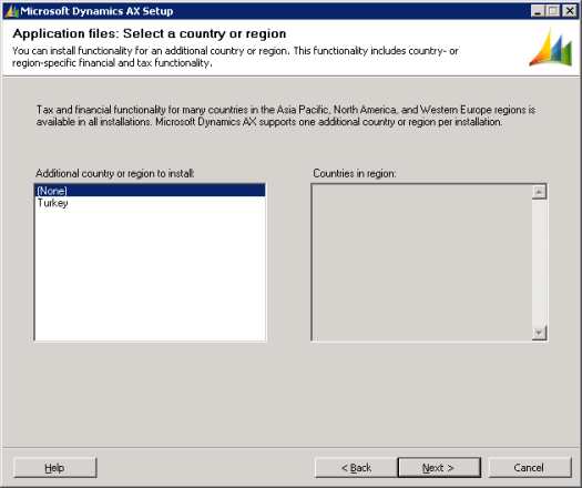 Microsoft Dynamics AX Setup