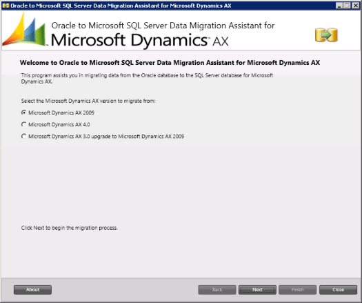 Oracle to Microsoft SQL Server Data Migration Assistant for Microsoft Dynamics A
